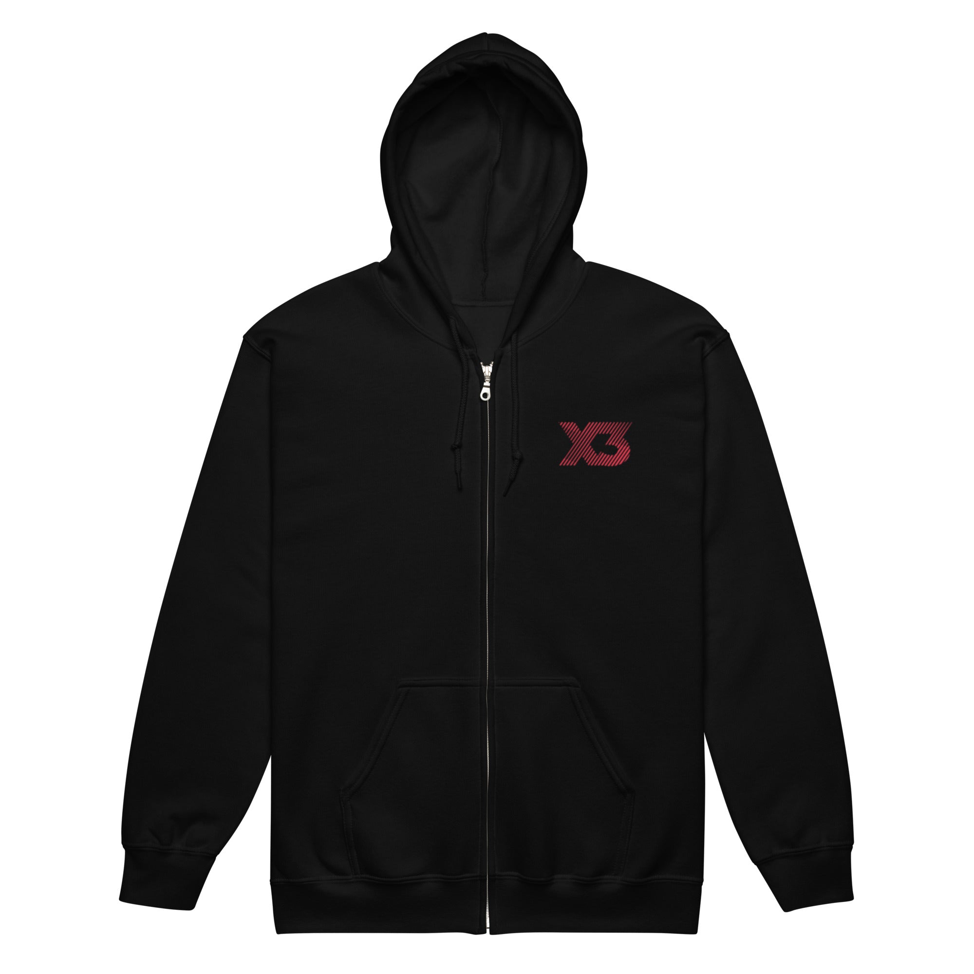 X3 Extreme Logo Zip-Up Hoodie – X3 Merch